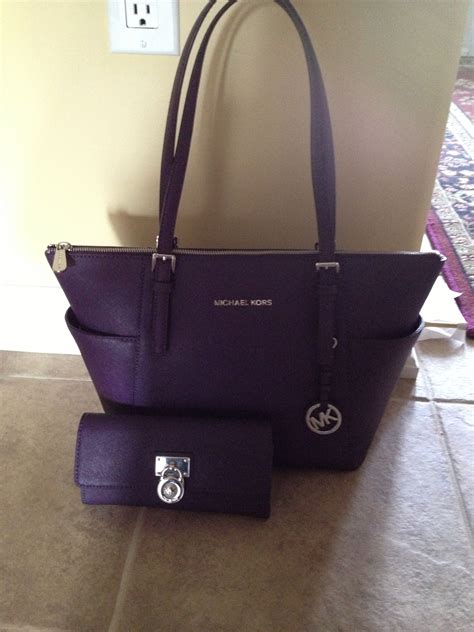 kelsey michael kors purse in purple|Michael Kors purple purse clearance.